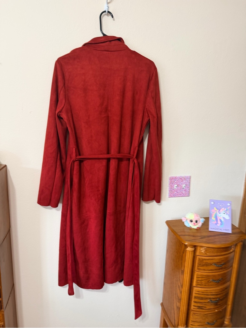 JustFab full length coat size L NWOT - Picture 10 of 10